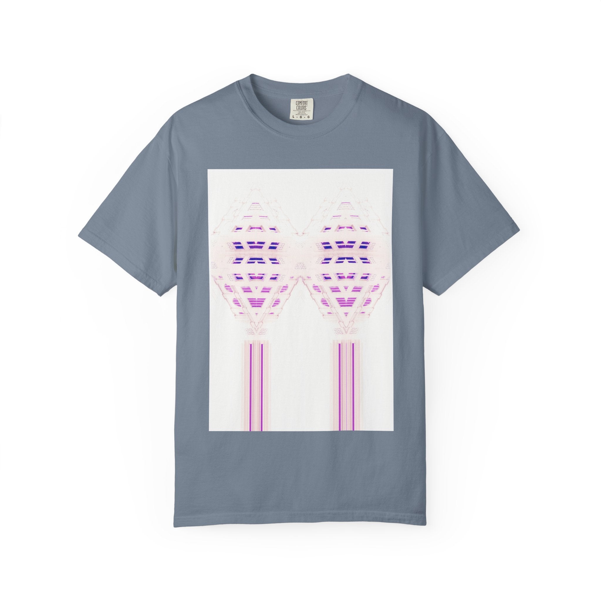 Breathing Together By Kevin Quinn -Urban Modern Abstract Architecture Graphic Tee Shirt