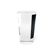 Abstract Art Beer Pint Glass – 16oz Craft Beer Glass – “Guitar” by Kevin Quinn