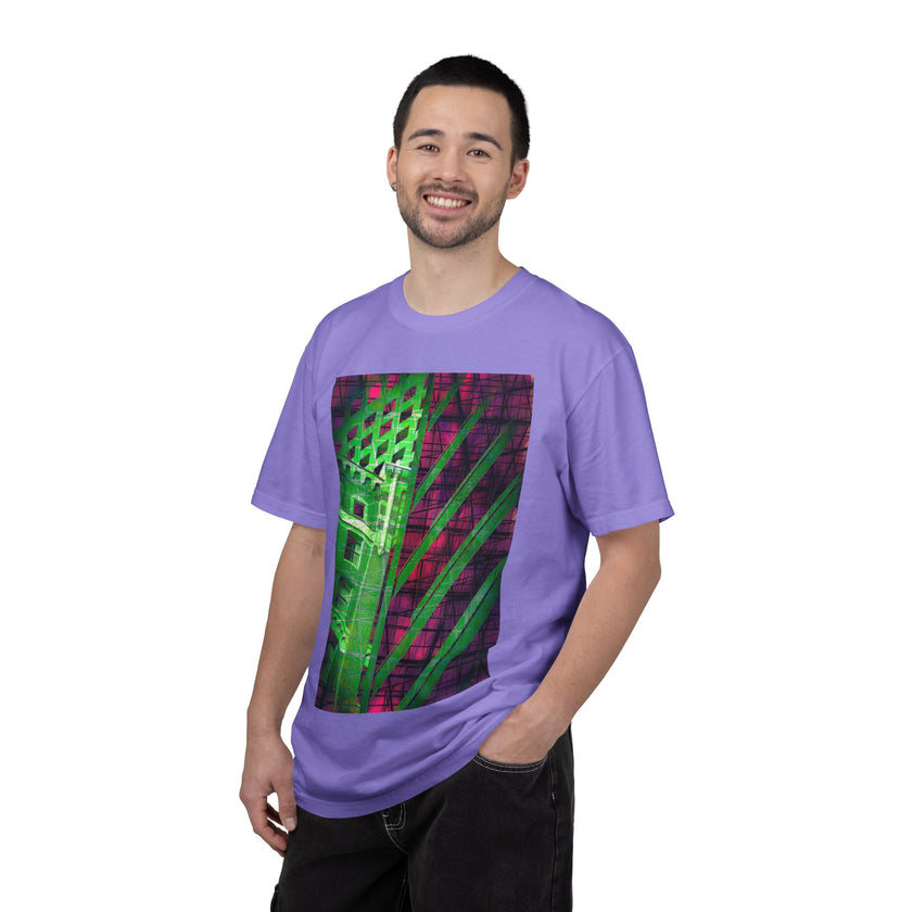 The Fifth Floor Fantasy By Kevin Quinn  -Neon Urban Modern Abstract Architecture Graphic Tee
