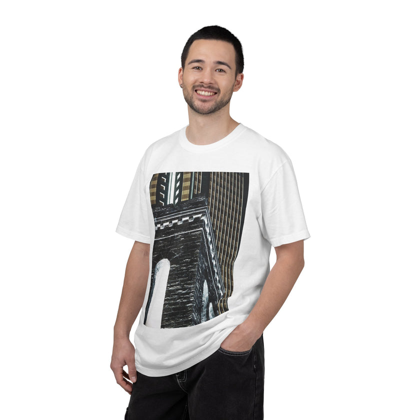 Night Light Nightmare By Kevin Quinn -Urban Modern Abstract Architecture Graphic Tee