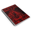 The Puppet Tragedy By Kevin Quinn -Red Abstract Gothic Puppet Notebook – Spiral Ruled Journal for Artists, Writers, Romantics and Playwrights