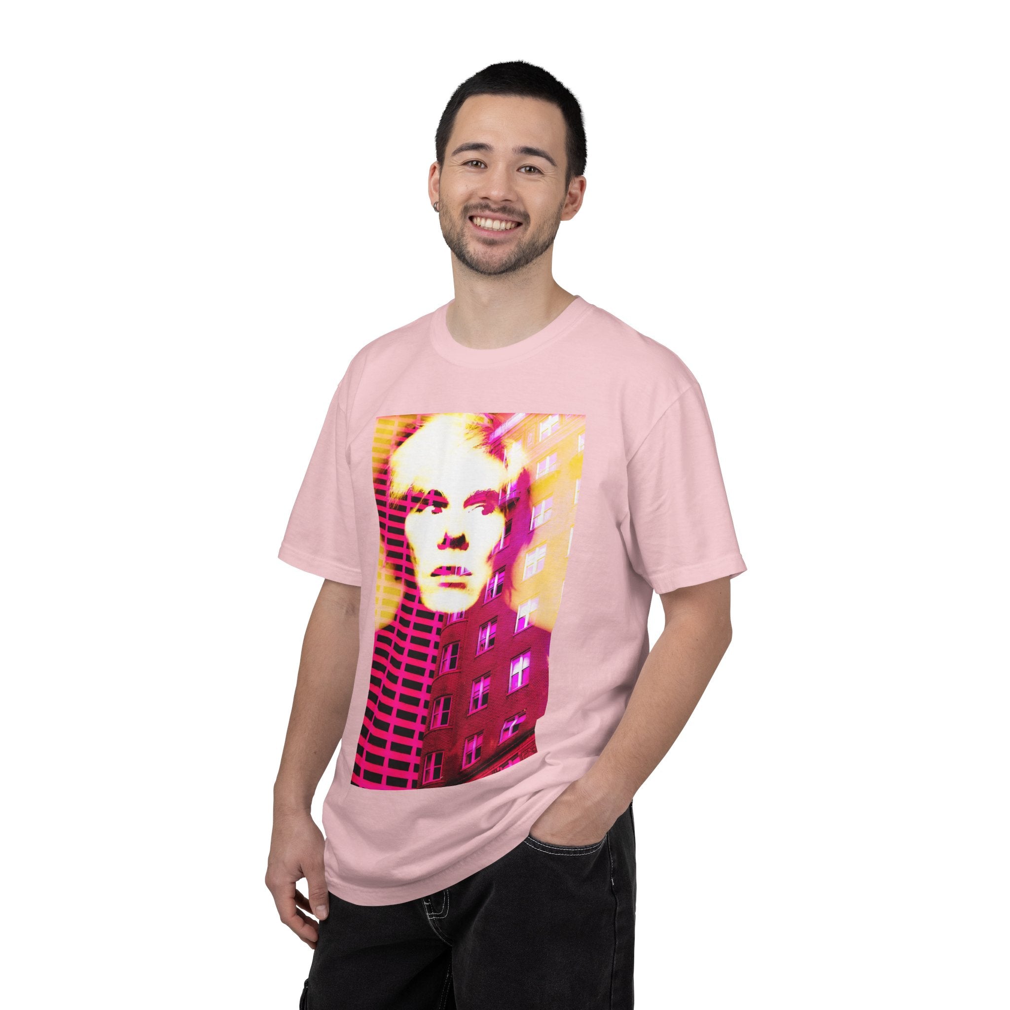Building With Andy By Kevin Quinn -Pop Architecture Modern Urban Portrait T-Shirt