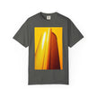 Summer In The City By Kevin Quinn -Modern Urban Architecture Sunset Skyscraper T-Shirt — Golden Architectural Photo Tee