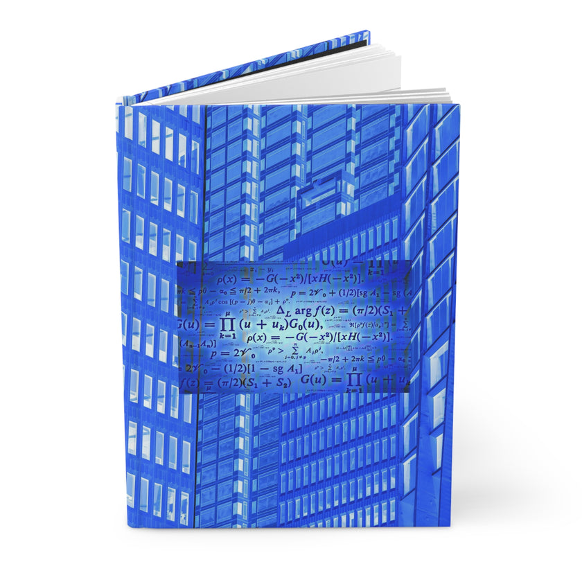 4U By Kevin Quinn - Math Formula Blue Architecture Hardcover Journal