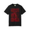 The Puppet Tragedy By Kevin Quinn  -Abstract Red Black Gothic Puppet Graphic T-Shirt