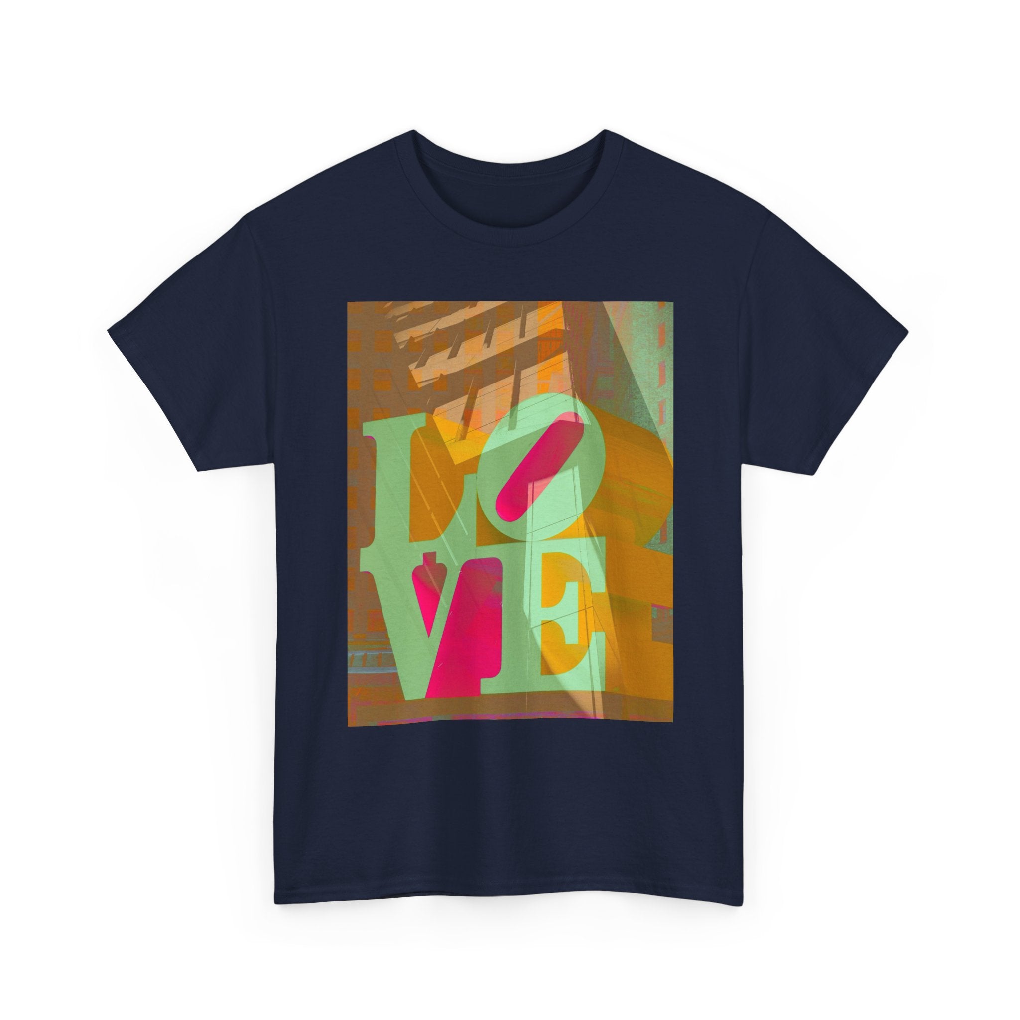 Strike A Pose By Kevin Quinn– Colorful Philly Pop Art Architecture Love T-Shirt