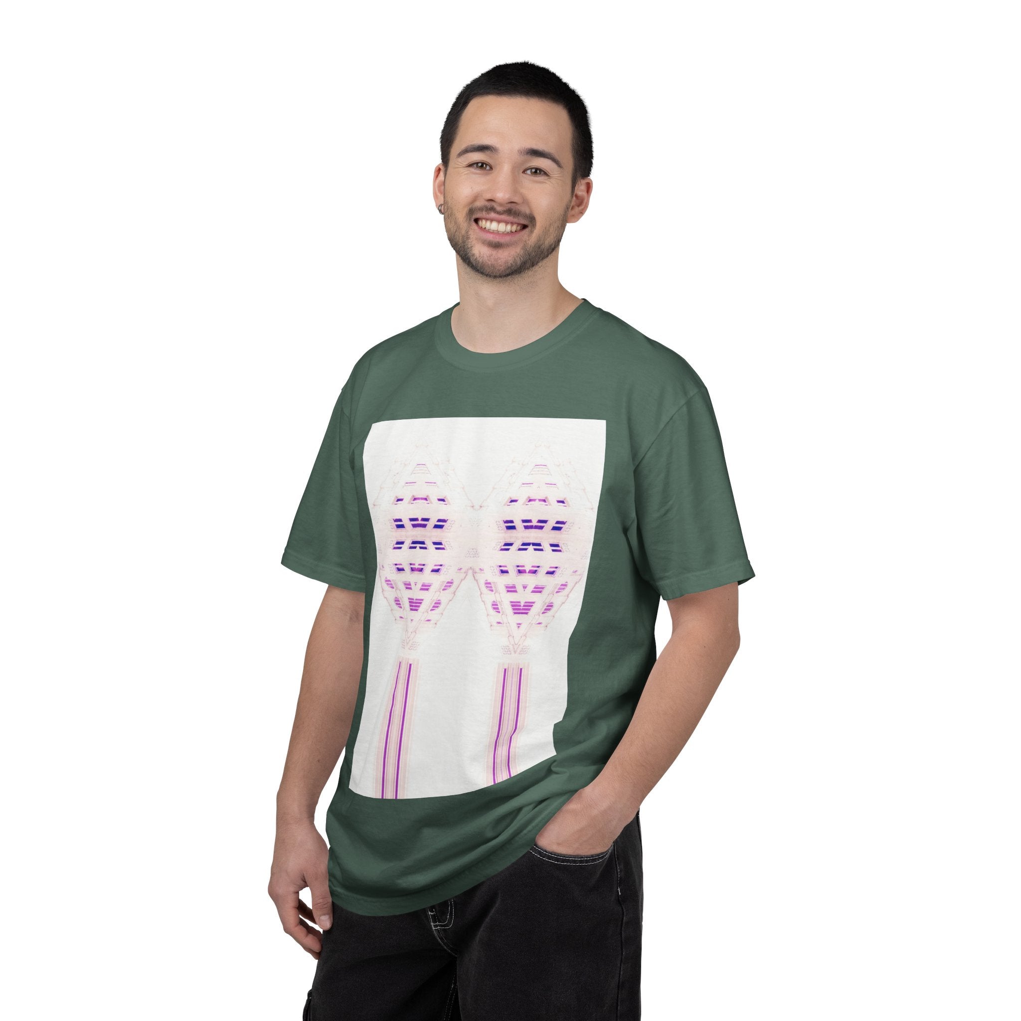 Breathing Together By Kevin Quinn -Urban Modern Abstract Architecture Graphic Tee Shirt