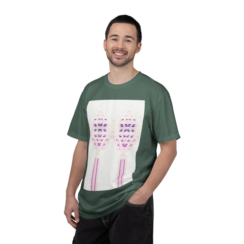 Breathing Together By Kevin Quinn -Urban Modern Abstract Architecture Graphic Tee Shirt