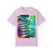 Rooftop Jazz By Kevin Quinn -Abstract Urban Modern Architecture Psychedelic Swirl T-Shirt