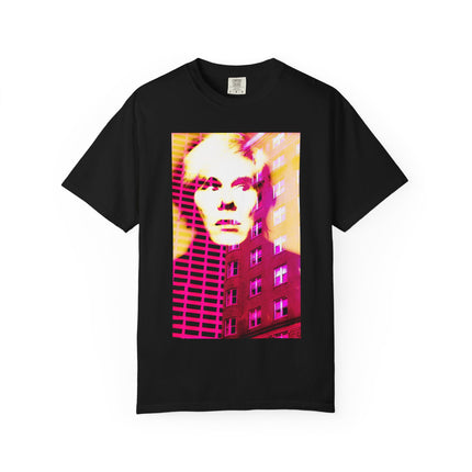 Building With Andy By Kevin Quinn -Pop Architecture Modern Urban Portrait T-Shirt