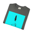 Glamour Boy By Kevin Quinn T-Shirt — Abstract Pop Art Architecture Neon Philly City Monument Graphic with QR Code Back