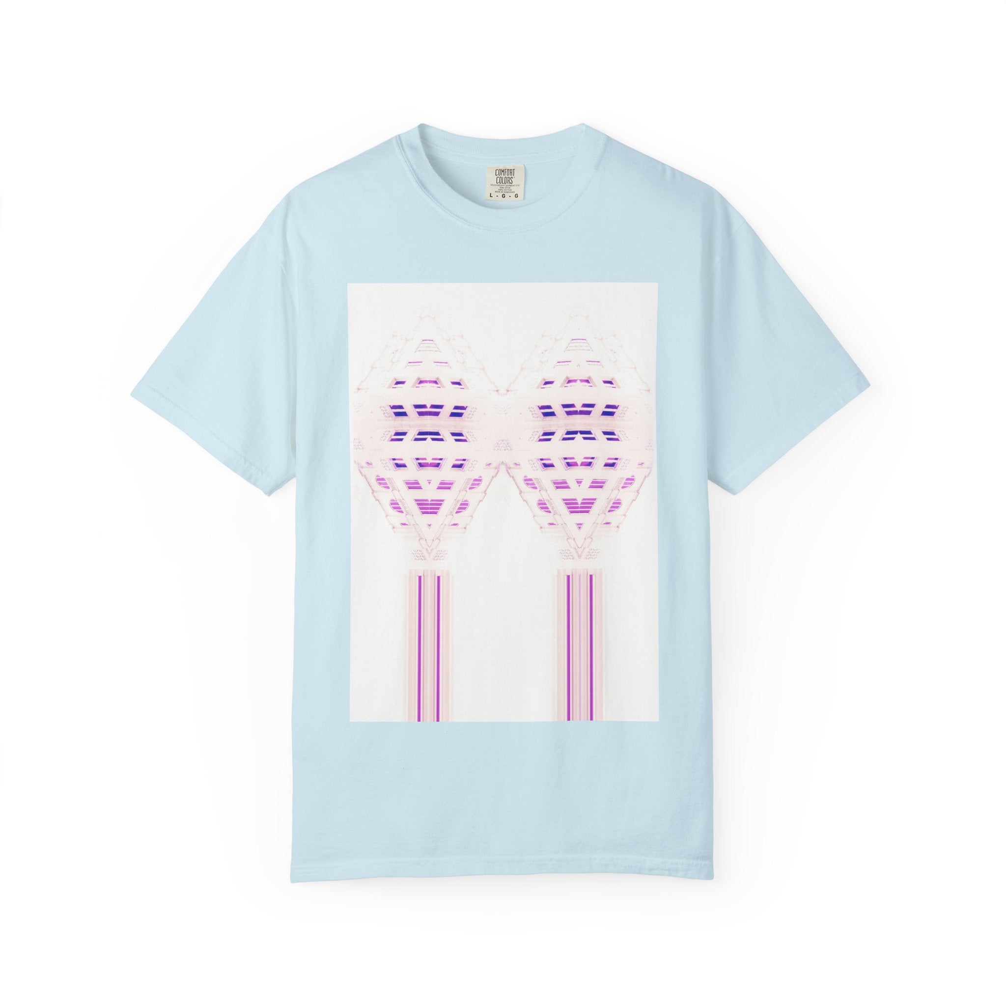 Breathing Together By Kevin Quinn -Urban Modern Abstract Architecture Graphic Tee Shirt