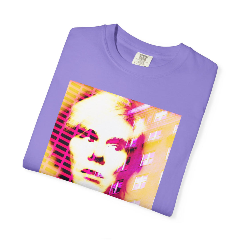 Building With Andy By Kevin Quinn -Pop Architecture Modern Urban Portrait T-Shirt