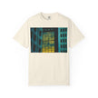 Walking With Van Gogh By Kevin Quinn-Urban Modern Architecture City Window Photo Tee — Nighttime Urban Architecture T-Shirt