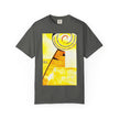 Lemonheads and Lollipops By Kevin Quinn   -Abstract Yellow Spiral Urban Modern Architecture Graphic Tee