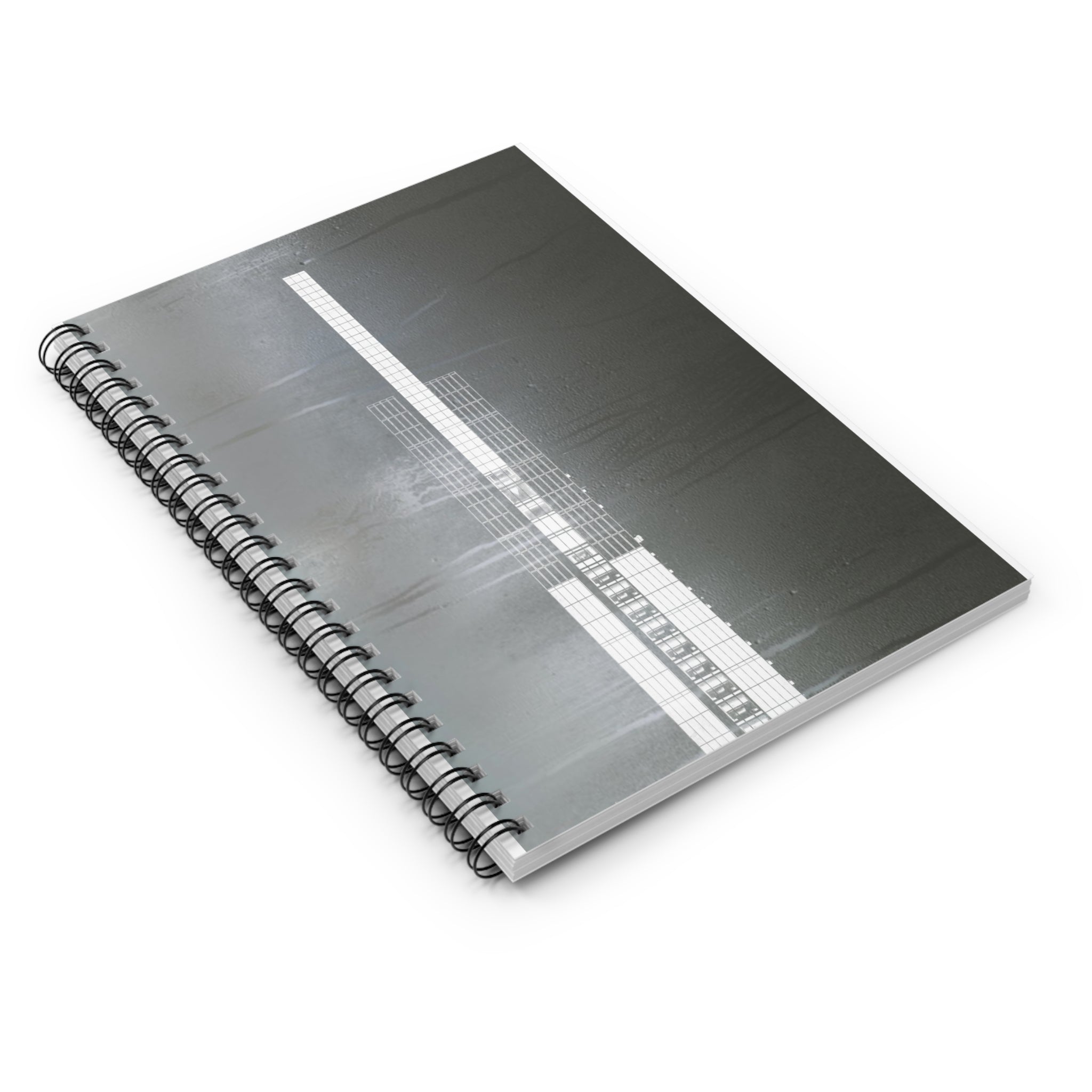 I XRAY By Kevin Quinn  -Modern Monochrome Skyscraper Spiral Notebook — Ruled Journal for Architects, Urban Lovers and Crazy Artists