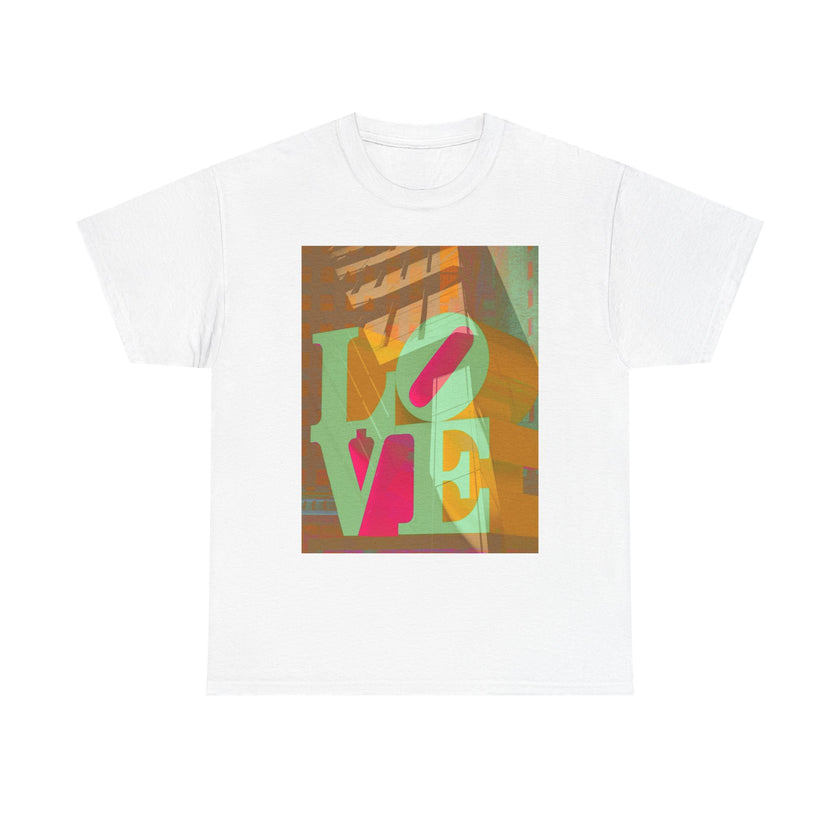 Strike A Pose By Kevin Quinn– Colorful Philly Pop Art Architecture Love T-Shirt