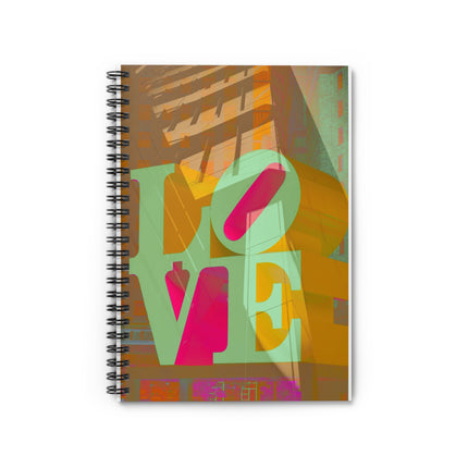 Strike A Pose by Kevin Quinn - Pop Art Spiral Notebook — Colorful Graphic Ruled Journal