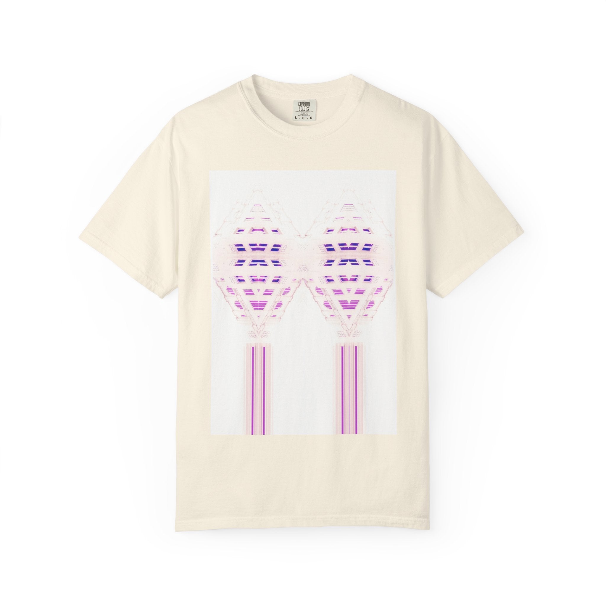 Breathing Together By Kevin Quinn -Urban Modern Abstract Architecture Graphic Tee Shirt