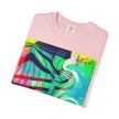 Rooftop Jazz By Kevin Quinn -Abstract Urban Modern Architecture Psychedelic Swirl T-Shirt