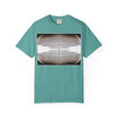 Thought Machine By Kevin Quinn -Optical Waveform Graphic T‑Shirt — Geometric Illusion Art Tee