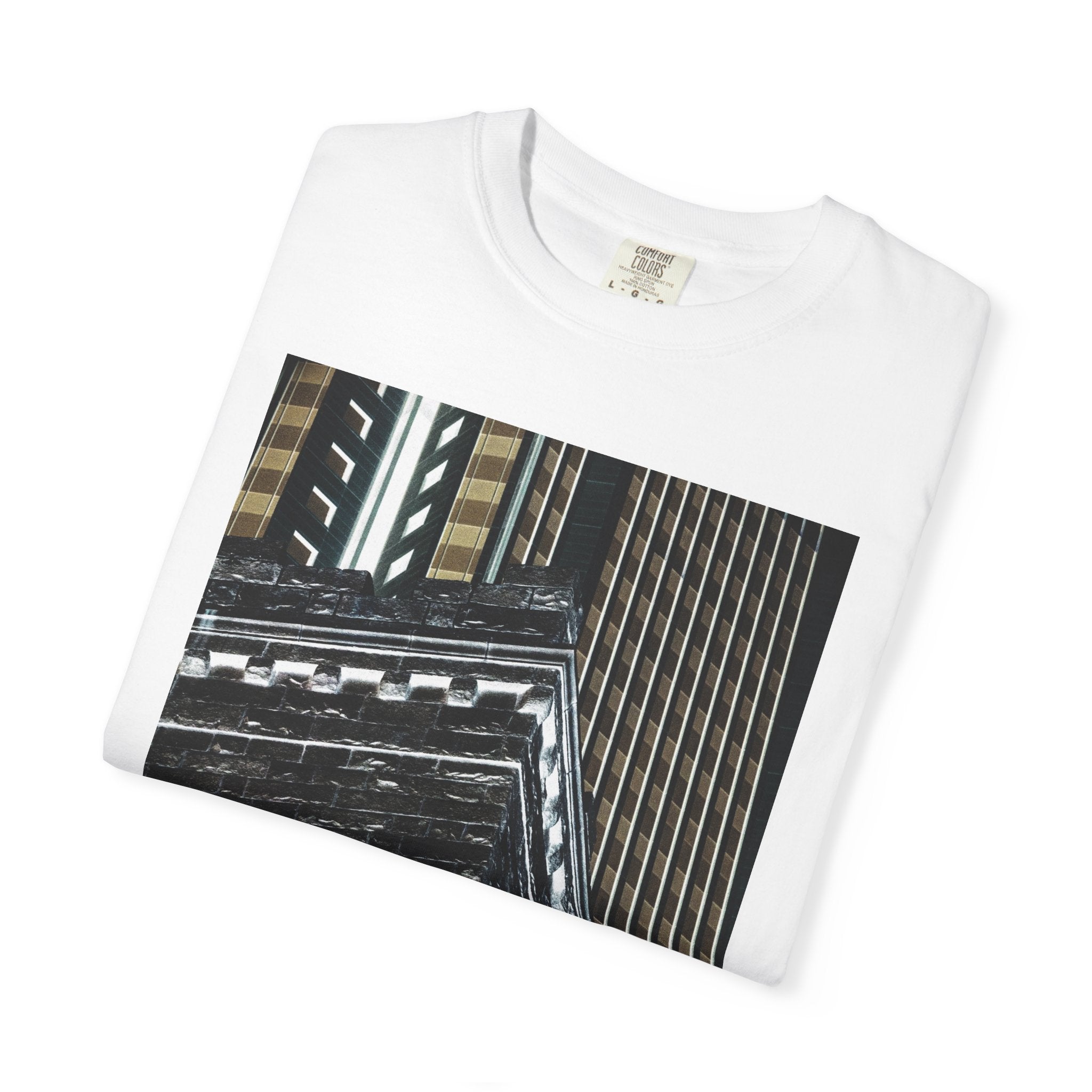 Night Light Nightmare By Kevin Quinn -Urban Modern Abstract Architecture Graphic Tee