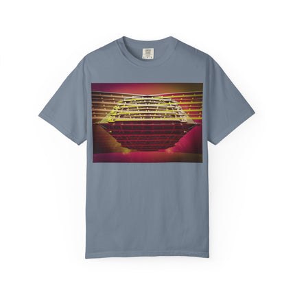 Dreaming With Dali By Kevin Quinn -Retro Futuristic Sunset Abstract Urban Architecture T-Shirt — Geometric Vaporwave Graphic