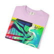 Rooftop Jazz By Kevin Quinn -Abstract Urban Modern Architecture Psychedelic Swirl T-Shirt