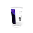Abstract Art Beer Pint Glass – 16oz Craft Beer Glass – “The Pharoah Speaks” by Kevin Quinn
