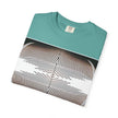 Thought Machine By Kevin Quinn -Optical Waveform Graphic T‑Shirt — Geometric Illusion Art Tee