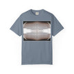 Thought Machine By Kevin Quinn -Optical Waveform Graphic T‑Shirt — Geometric Illusion Art Tee
