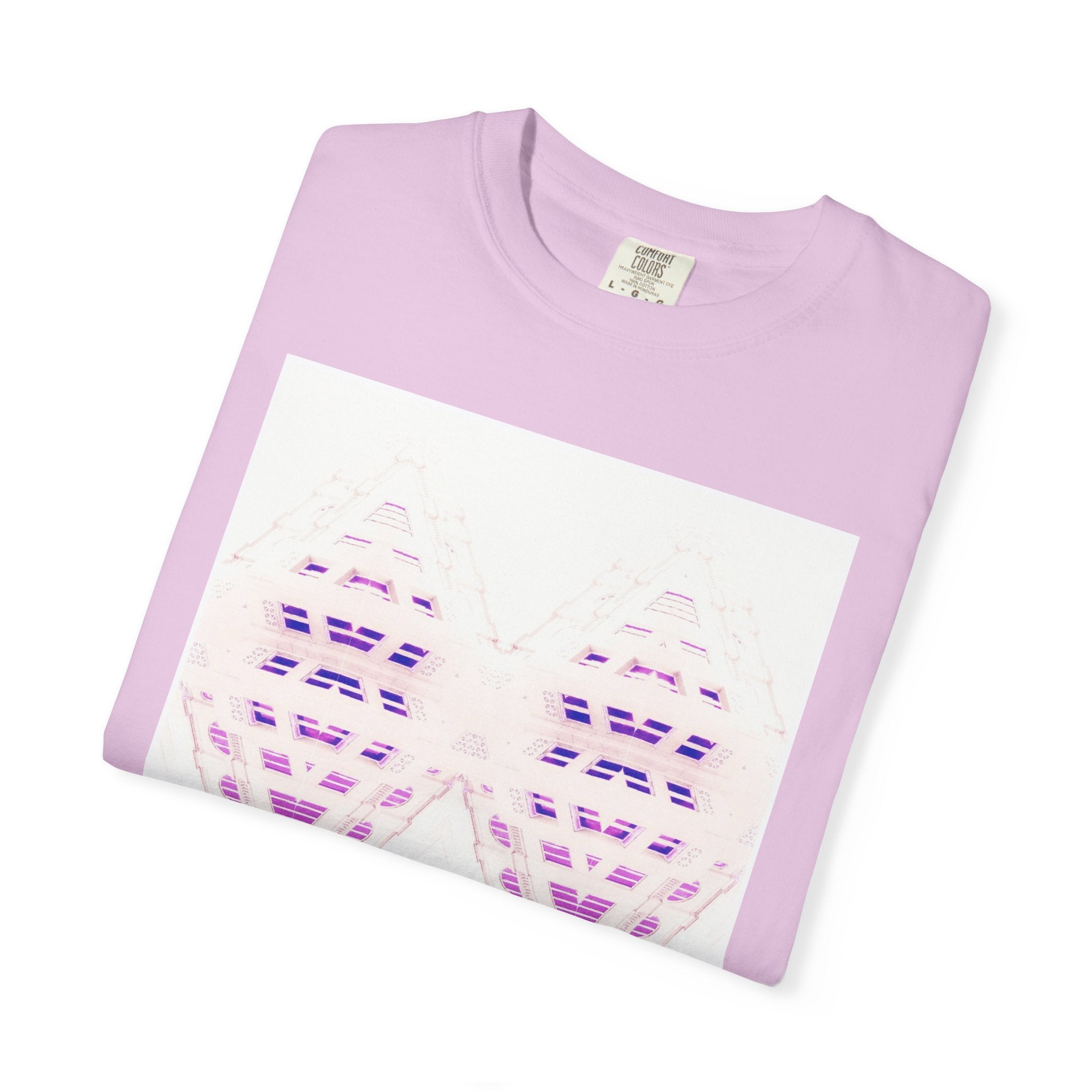 Breathing Together By Kevin Quinn -Urban Modern Abstract Architecture Graphic Tee Shirt