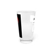 Abstract Art Beer Pint Glass – 16oz Craft Beer Glass – “A Night For Joker” by Kevin Quinn