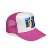 Custom Abstract Cityscape Trucker Cap - 