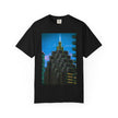 A Face In The Crowd By Kevin Quinn -Urban Architecture City Neon Skyline T-Shirt