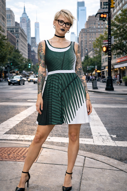 Rosetta Stone By Kevin Quinn - Women's Skater Dress (AOP)