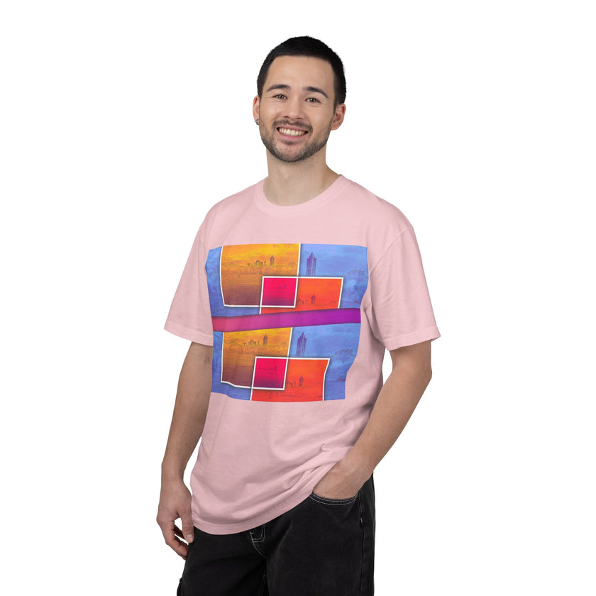 Picnic In The Park With You By Kevin Quinn -Abstract Sunset Blocks Urban Architecture Atlanta T-Shirt
