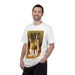 A New York Minute By Kevin Quinn -Urban Modern Abstract Architecture Cityscape Tee with Bold NYC Text