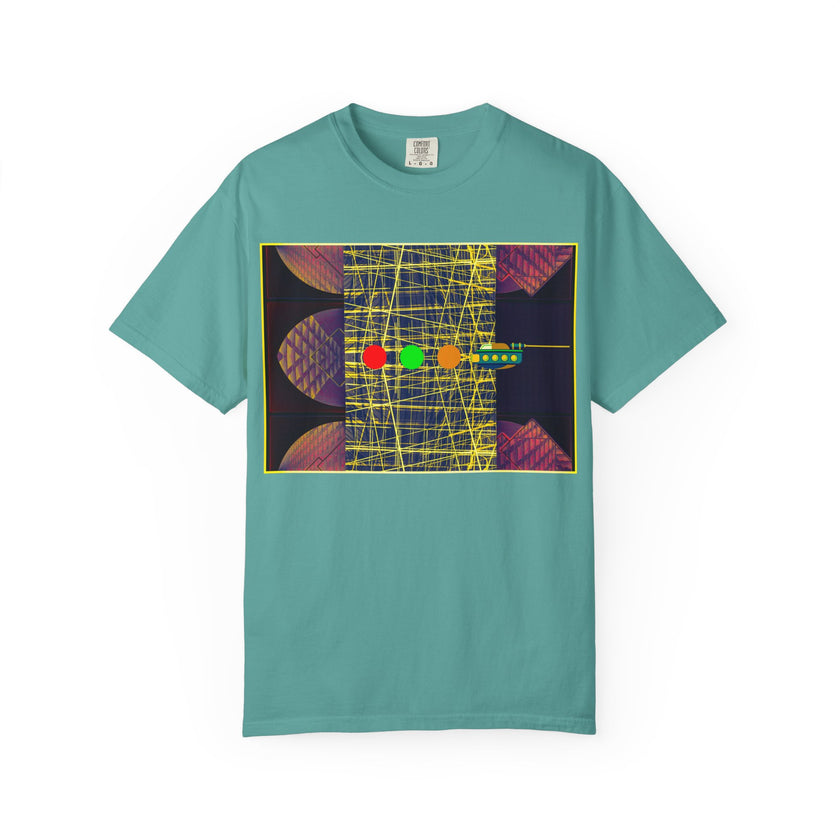 Ubie The Uber Driver By Kevin Quinn Graphic T-Shirt — Retro Geometric Streetwear
