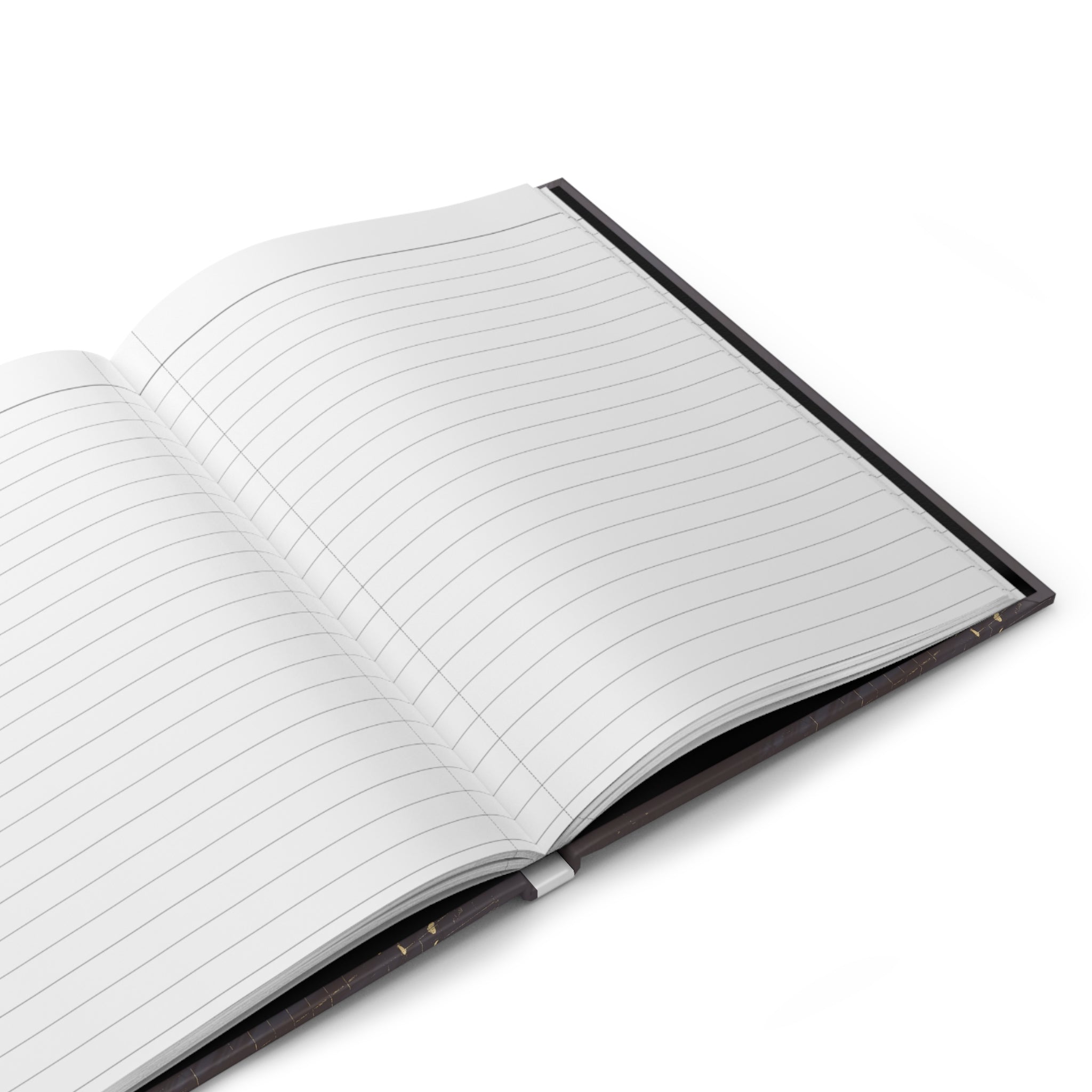 Triangle In The Sky By Kevin Quinn - Gold Triangle Hardcover Journal — Minimalist Geometric Notebook