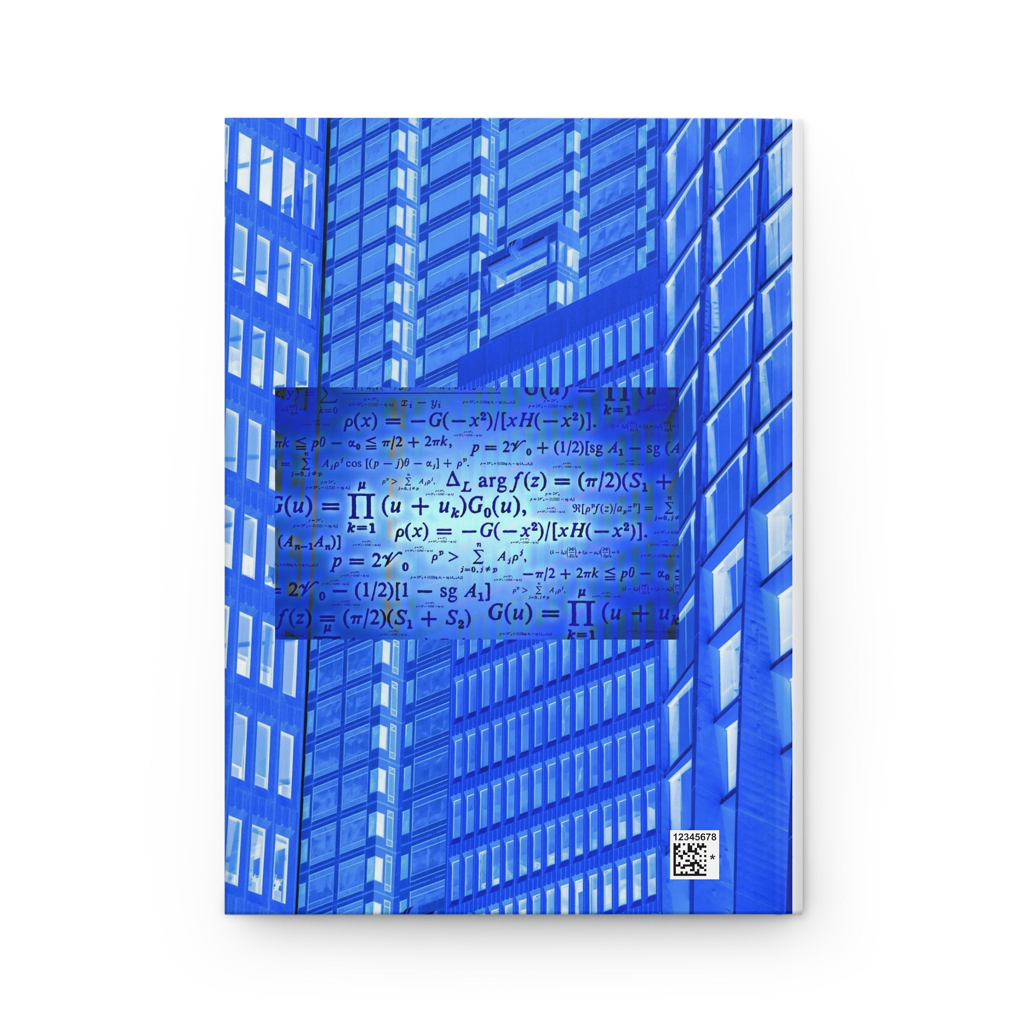 4U By Kevin Quinn - Math Formula Blue Architecture Hardcover Journal