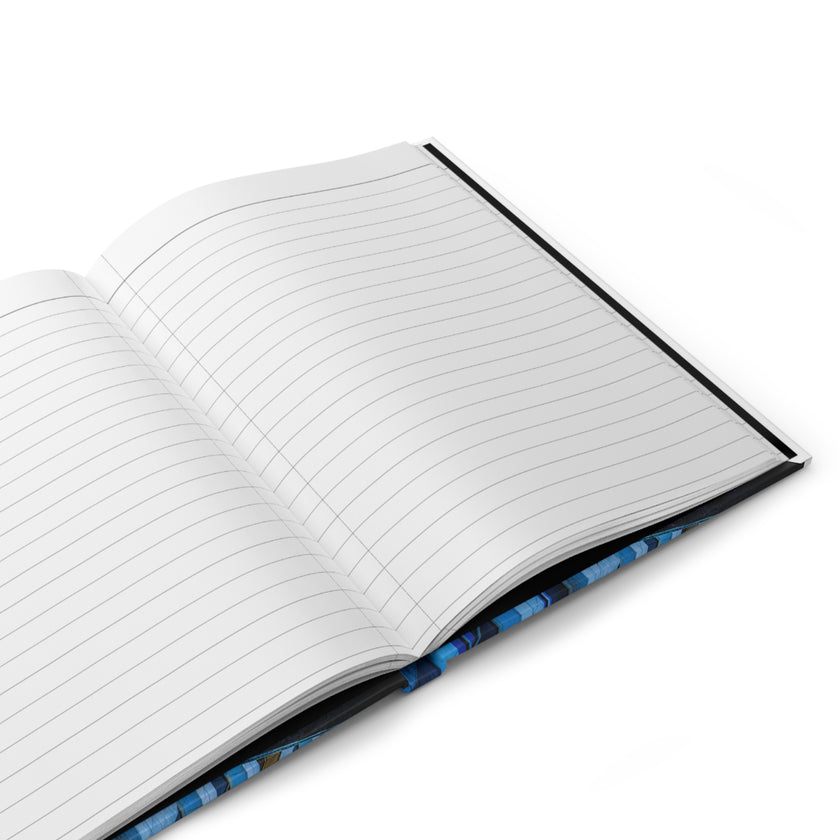 Chloe's Goodbye By Kevin Quinn - Architectural Blue Hardcover Journal — Urban Building Photo Notebook