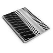 Attraction By Kevin Quinn - Architectural Black & White Spiral Notebook — Modern Geometric Ruled Journal