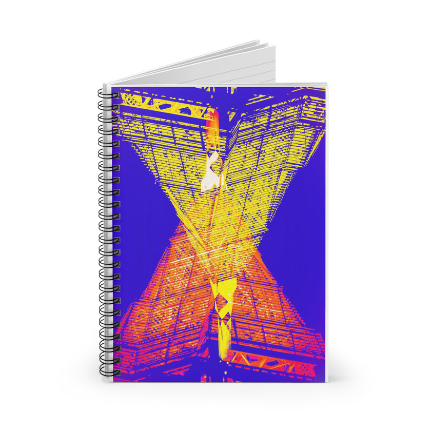 Love Story By Kevin Quinn -Pop Architecture Spiral Notebook — Ruled Journal for Travel Notes & Sketches