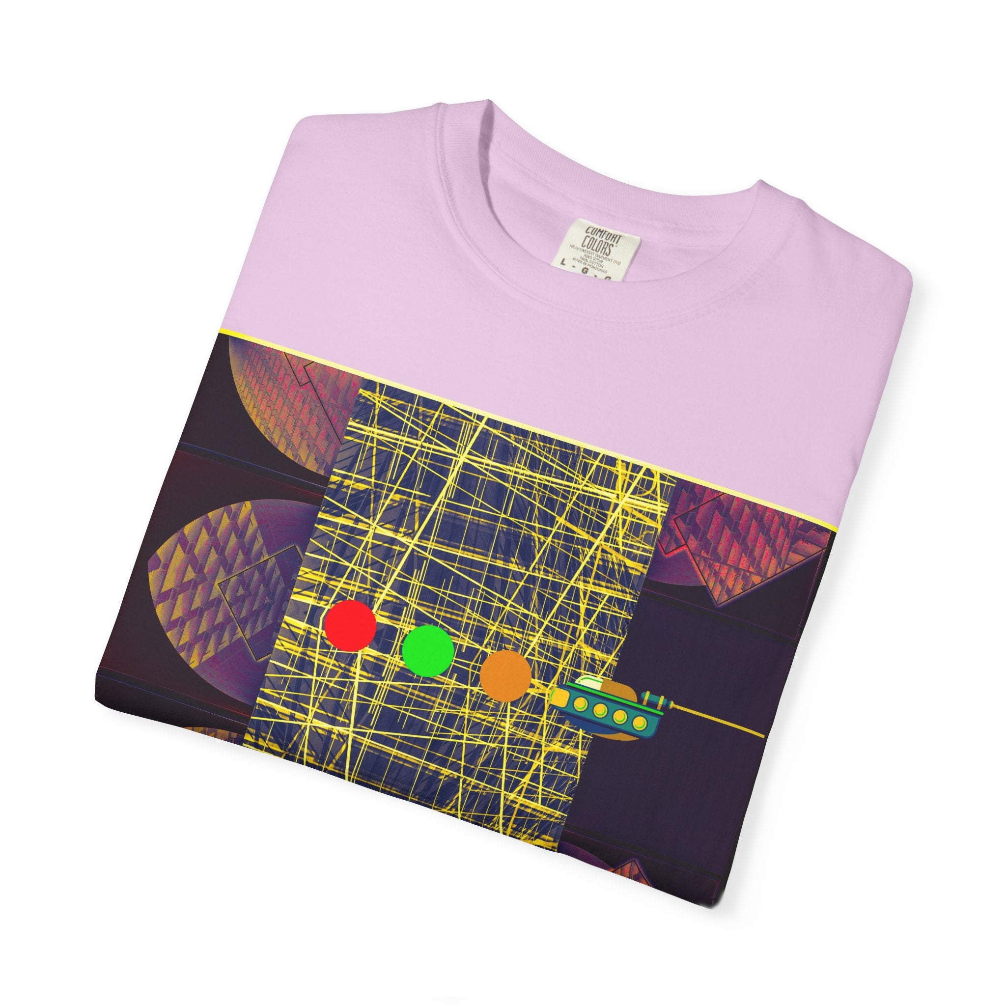 Ubie The Uber Driver By Kevin Quinn Graphic T-Shirt — Retro Geometric Streetwear