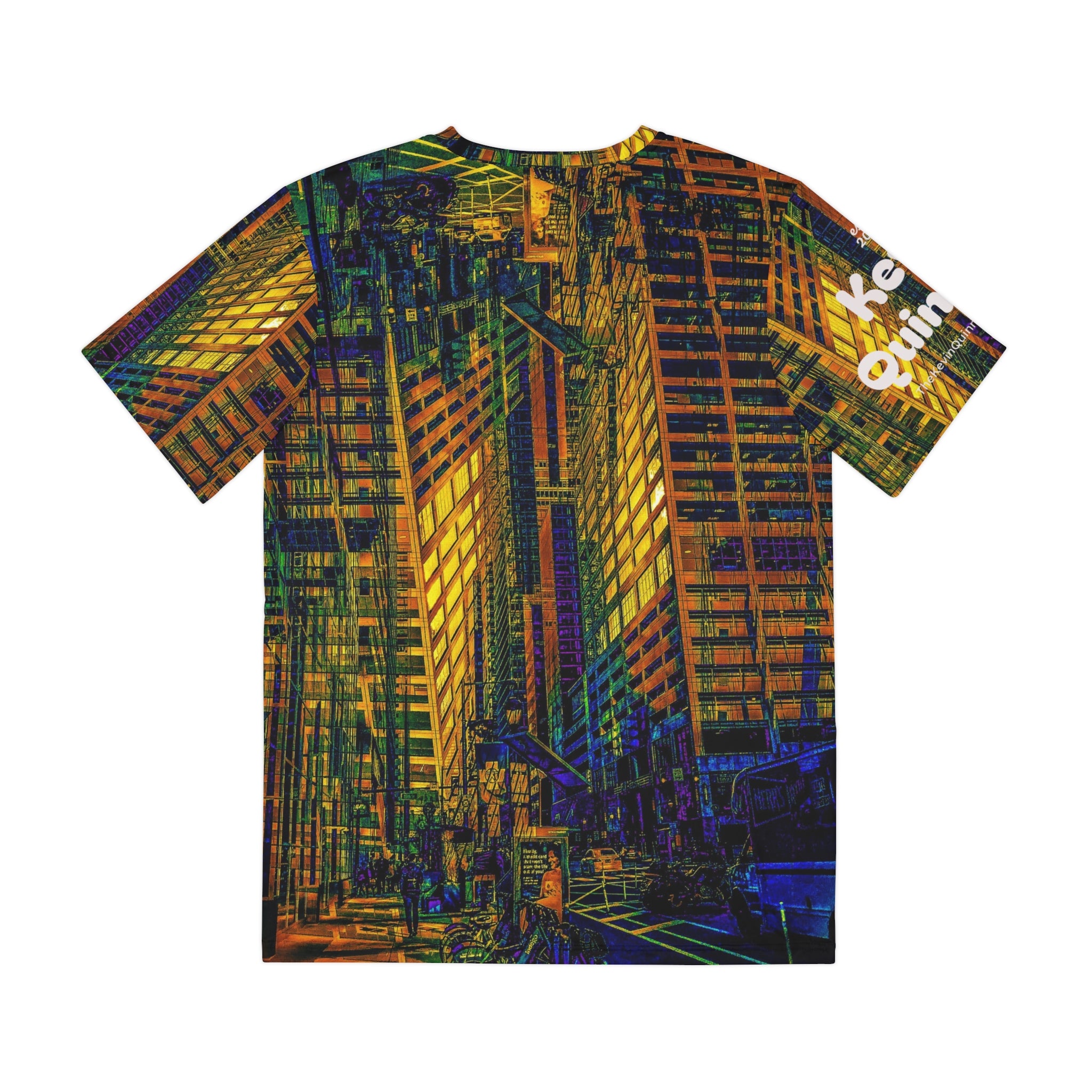 Time Stand Still By Kevin Quinn -Urban Modern Abstract Architecture Graphic Tee — All-Over Print Shirt