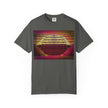 Dreaming With Dali By Kevin Quinn -Retro Futuristic Sunset Abstract Urban Architecture T-Shirt — Geometric Vaporwave Graphic