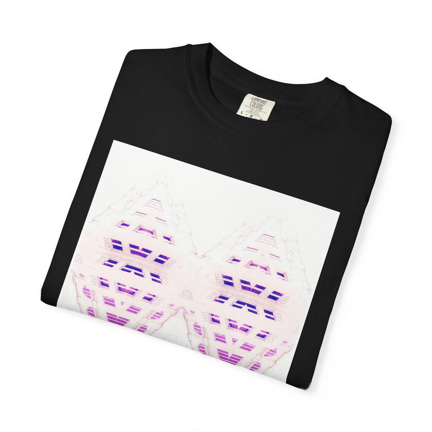 Breathing Together By Kevin Quinn -Urban Modern Abstract Architecture Graphic Tee Shirt