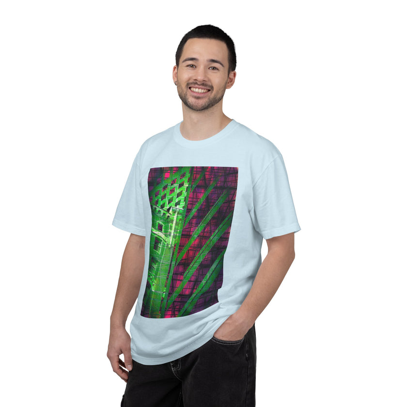 The Fifth Floor Fantasy By Kevin Quinn  -Neon Urban Modern Abstract Architecture Graphic Tee