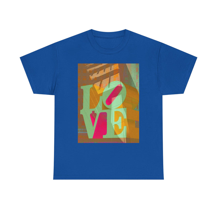 Strike A Pose By Kevin Quinn– Colorful Philly Pop Art Architecture Love T-Shirt